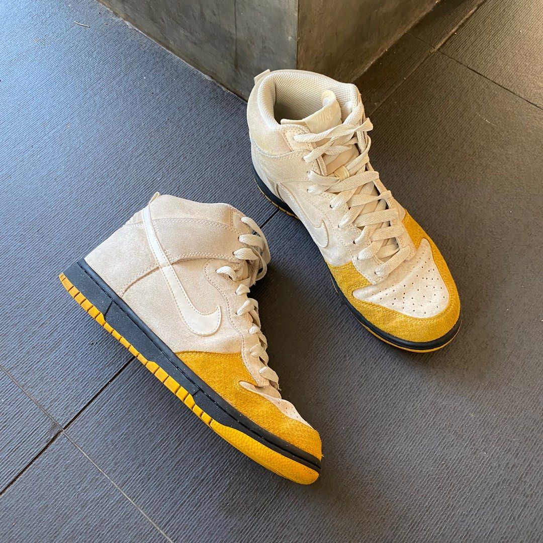 Dunk High Maze Nike Dunk High Sail Varsity Maze 2009, Fesyen Pria