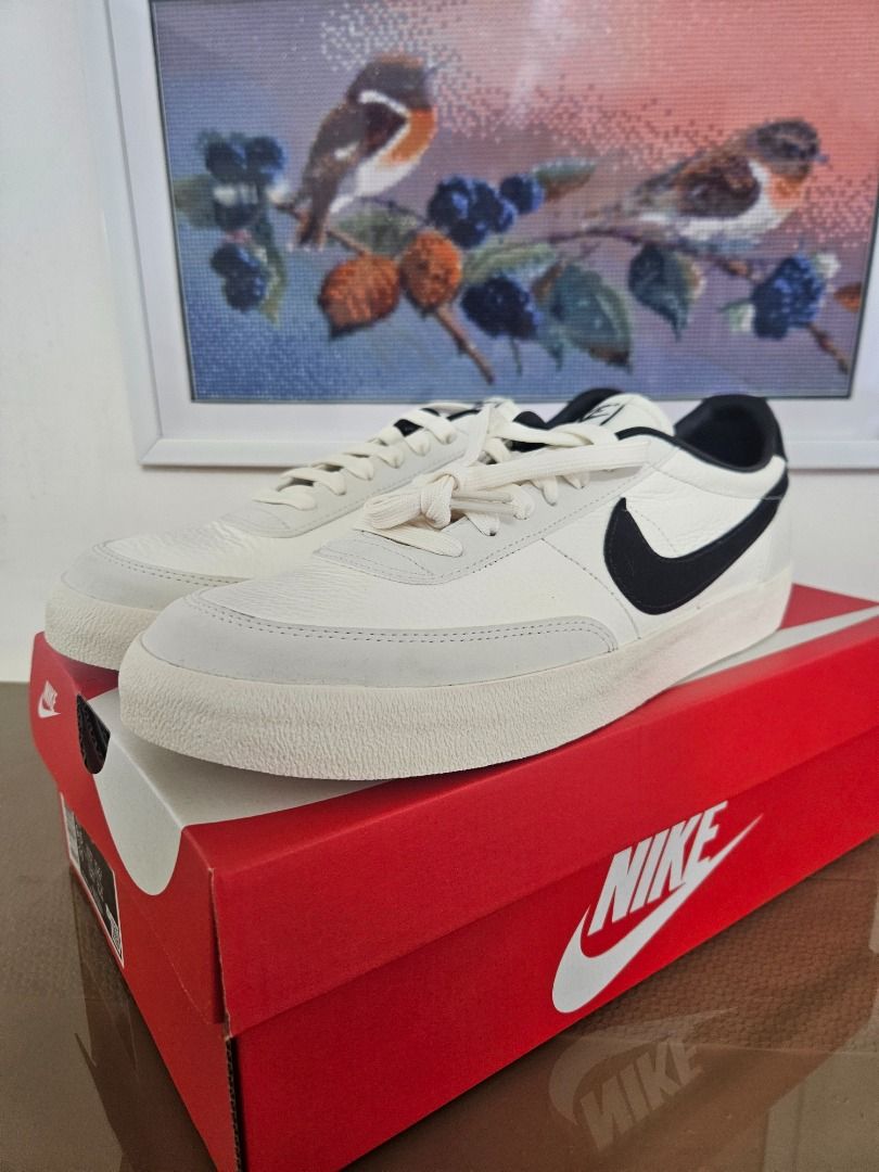 Nike Killshot 2 Leather (Category: Sneakers) located in Santa Rosa. Submitted by kevsoli (Listing ID 1367190696, Image 1). Description: Nike Killshot 2 Leather - 100% Authentic Size: US 9.5 Condition: Brand New Colorway: Sail / Black Inclusion: Comes with original box Meet-Up: Available on weekends at SM City Santa Rosa Shipping: LBC (weekends only) or Lalamove.