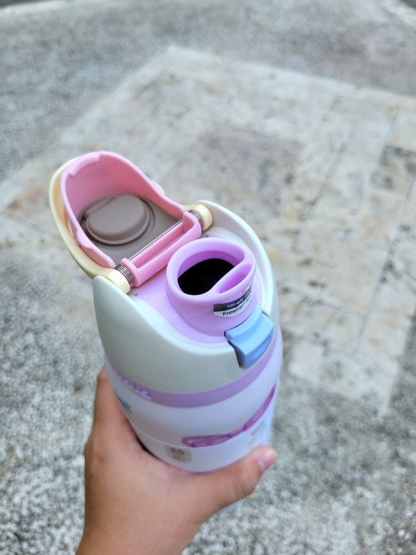 Owala X Urban Outfitter 32oz FreeSip "Girlhood" 🎀👯🏼‍♂️ (Category: Water Bottles & Tumblers) located in Quezon City. Submitted by Kayreen (Listing ID 1367216554, Image 2). Description: • Owala X UO Exclusive Collection ୨୧⋆｡˚ ⋆ • Stainless steel insulated bottle. • Leak-proof lid. • Patented FreeSip spout with a built-in straw that lets you sip or swig. • BPA , lead and Phthalate-free. • Wide opening for cleaning and adding ice. • with convenien