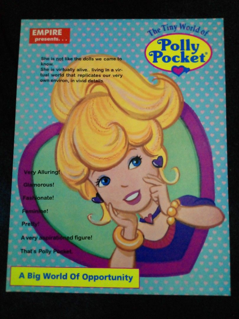 POLLY POCKET ( paper sheet) (Category: Craft Supplies & Tools) located in Labo. Submitted by sabbathgarcia (Listing ID 1367266733, Image 1). Description: -hard paper -glossy -28.5cm×22cm -good for frame.