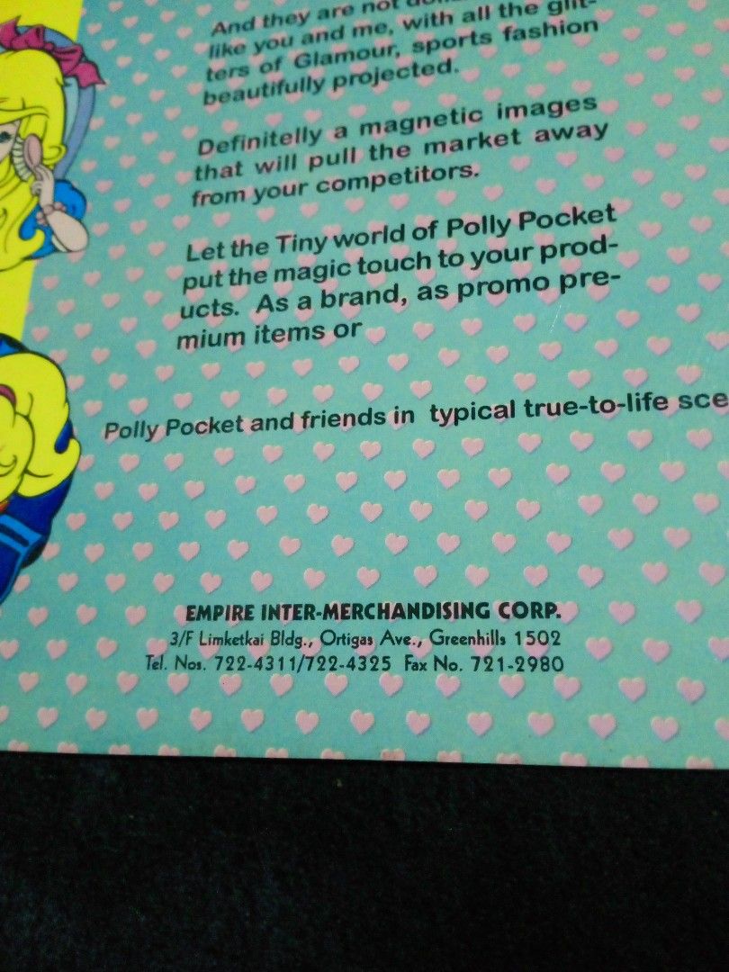 POLLY POCKET ( paper sheet) (Category: Craft Supplies & Tools) located in Labo. Submitted by sabbathgarcia (Listing ID 1367266733, Image 3). Description: -hard paper -glossy -28.5cm×22cm -good for frame.