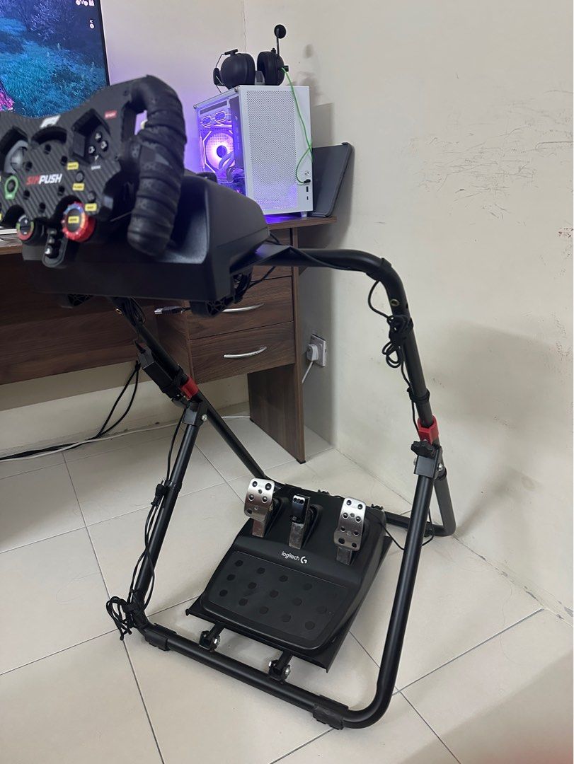 PXN A9 Sim Racing Rig Wheel Stand Foldable Cockpit Compatible with ...