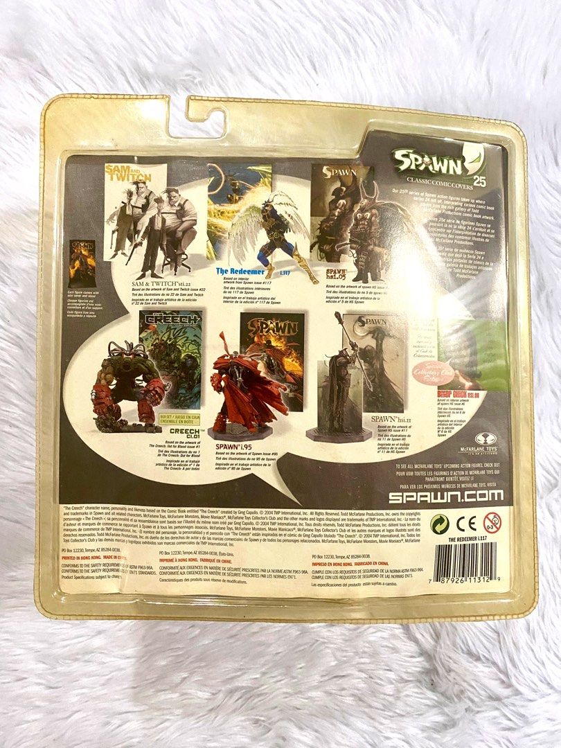 SPAWN Series 25 Classic Comic Covers- THE REDEEMER i. 117 (Category: Comics & Manga) located in Cavite. Submitted by cleanupsale20 (Listing ID 1367248099, Image 2). Description: .