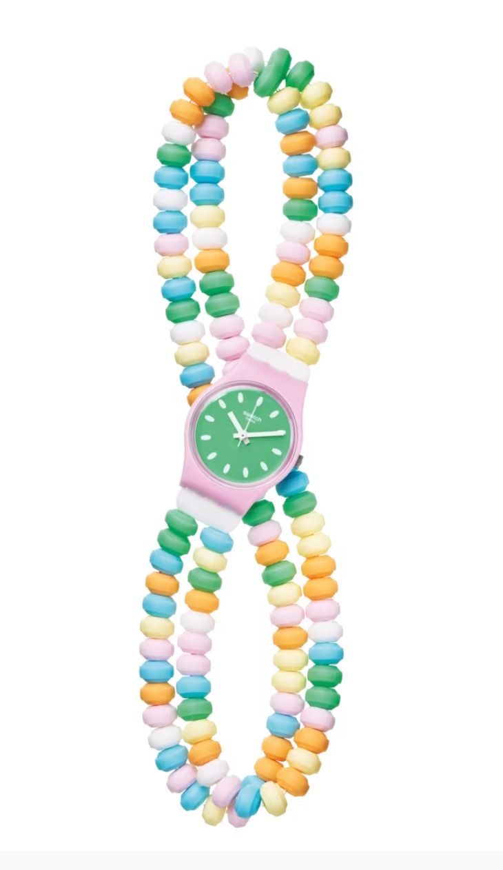 Swatch Caramellissima watch LP135 model 𐙚 ‧₊˚ ⋅ (Category: Watches) located in Singapore. Submitted by moonriver.co (Listing ID 1367139543, Image 3). Description: want to sell this watch! brand new, in original box and unworn. pm for more pics and details.🎀༘⋆ currently retails for S$99.00 -- selling at a loss! price is still negotiable -- best if can meet at my convenience. item description ⋆｡‧˚ʚ🍓ɞ˚‧｡⋆ Little Sunny Bite sprinkles its iconic fl