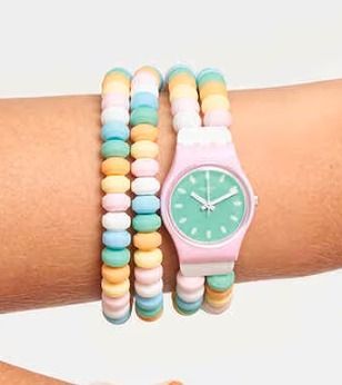 Swatch Caramellissima watch LP135 model 𐙚 ‧₊˚ ⋅ (Category: Watches) located in Singapore. Submitted by moonriver.co (Listing ID 1367139543, Image 2). Description: want to sell this watch! brand new, in original box and unworn. pm for more pics and details.🎀༘⋆ currently retails for S$99.00 -- selling at a loss! price is still negotiable -- best if can meet at my convenience. item description ⋆｡‧˚ʚ🍓ɞ˚‧｡⋆ Little Sunny Bite sprinkles its iconic fl