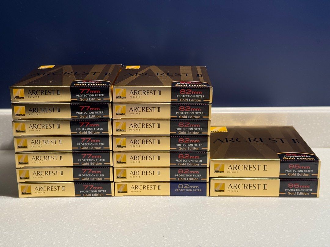 暫時全部售出) 全新現貨原裝濾鏡Nikon Arcrest II Gold Edition Nikon