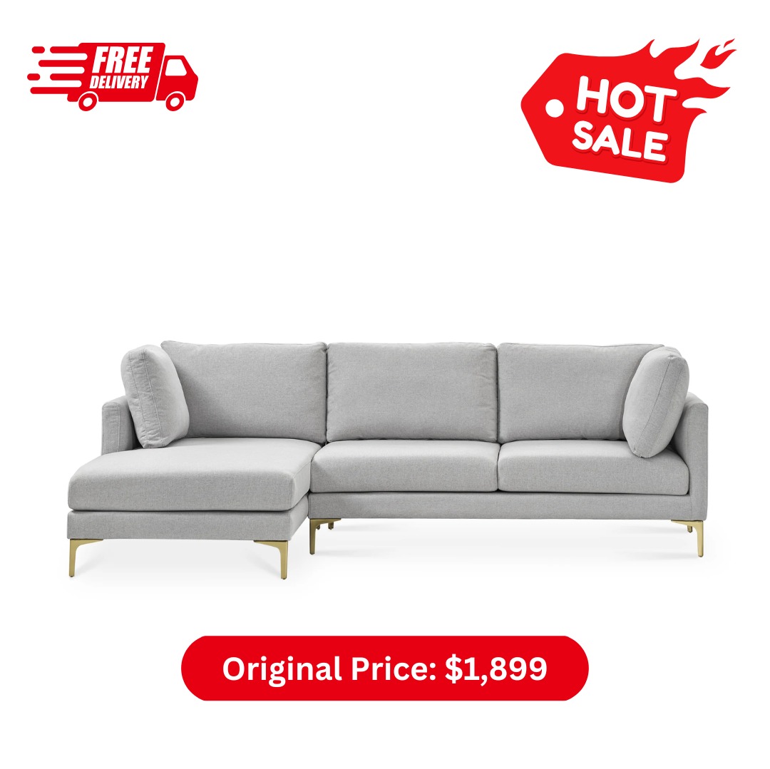 Adams Chaise Sectional Sofa