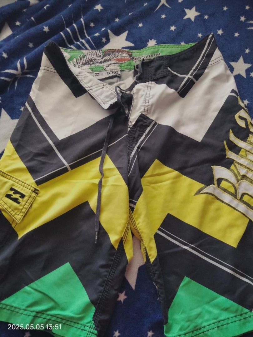 Assorted Board Shorts Size 30 (Category: Activewear) located in Pasig City. Submitted by beeeeeg (Listing ID 1367363002, Image 2). Description: buy 1 for 400 for 2 for 750 message style name to order 1. ripcurl leaves 2. billabong marley - SOLD 3. volcom ombre - SOLD 4. quiksilver ombre 5. billabong rainbow - SOLD.
