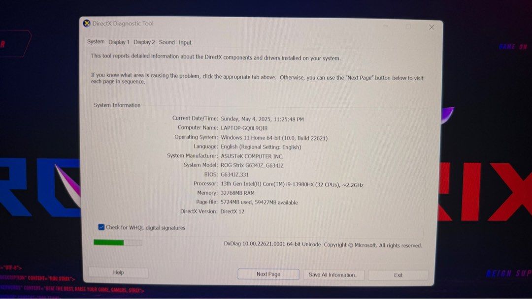 Asus ROG Strix Scar 16 RTX408063227226024963114