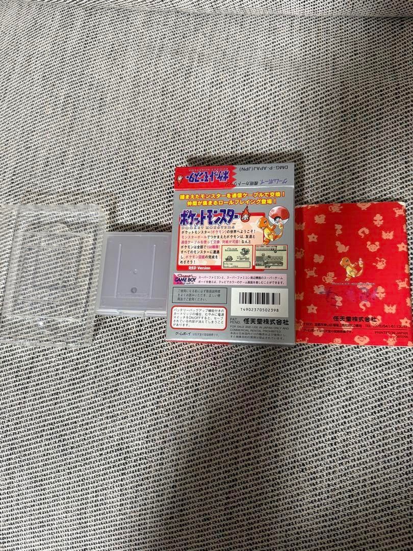 Authentic FIXED PRICE Pokémon Red Game Boy Nintendo (Category: Nintendo) located in Manila. Submitted by japan_treasure (Listing ID 1367326461, Image 3). Description: Pokémon Red for Game Boy, with packaging and instructions. - Product name: Pokemon Red - Plastic case: Yes - Package: Yes - Instructions: Yes Thank you for visiting. [GB] Pokemon Red Brand: Nintendo I bought it second hand for my collection. There are some small scratches and crease