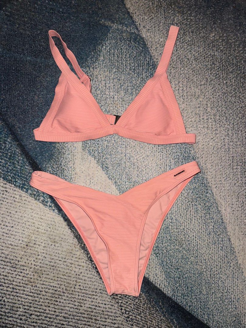 Blackbough Swim Pink Bikini Set (Category: Bikinis & Swimsuits) located in Quezon City. Submitted by gutchiebb (Listing ID 1367371826, Image 1). Description: Top - Medium Bottom - Large rfs: small on me loc: fairview qc.