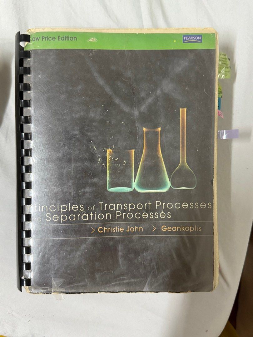 Chemical Engineering Books for Sale (Category: Textbooks) located in Manila. Submitted by ipuppykeu (Listing ID 1367376531, Image 2). Description: selling my undergrad books! TAKE ALL ONLY :) pamigay sale! - steam table - mass transfer op - chemical process control - sepapro / geankopolis - boards reviewer price nego~ just dm! .