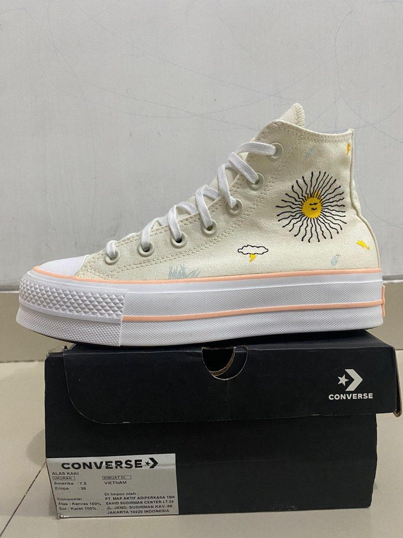 Converse Chuck Taylor All Star Lift Floral Size 38
