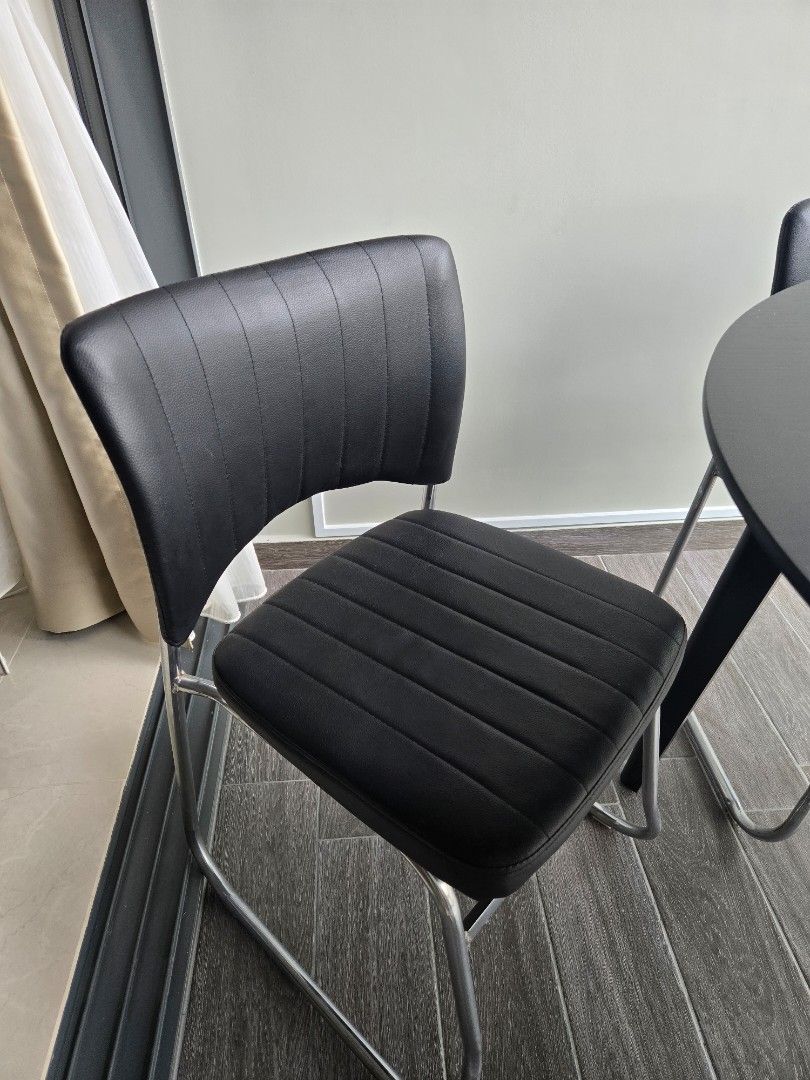 Dining Table Set (Category: Tables & Sets) located in Singapore. Submitted by chendler (Listing ID 1367352259, Image 2). Description: Used for 5 months only Selling as a set LISABO table, 105cm, original price 249 4 Dining chairs original price 157.