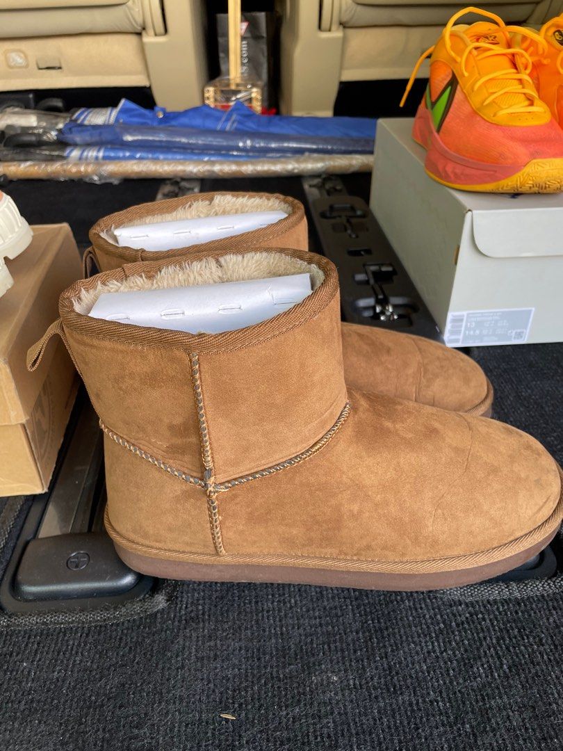 H&M slip-on boots size 11.5us (Category: Boots) located in Makati City. Submitted by sephmj (Listing ID 1367323904, Image 2). Description: For Sale H&M slip-on boots size 11.5us, Brown/Medium Dusty, w/out box. 9/10 condition.