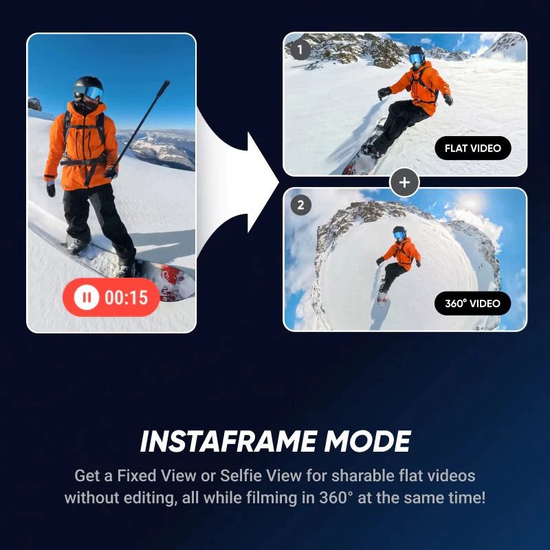 Insta360 X5 Essentials Bundle (Category: Video Cameras) located in Singapore. Submitted by p2omobile (Listing ID 1367468521, Image 3). Description: Insta360 X5 Essentials Bundle Show Carousell Price: $ 849.00 Usual Price: $ 919.00 # 1 Year warranty by Insta360 Singapore # Essentials Bundle includes: 1x Insta360 X5 1 x Battery 1x Additional Battery 1x Utility Fast Charge Case 1x 114cm Invisible Selfie Stick 1x Standard Lens Guards 1x Lens Cap 1x C
