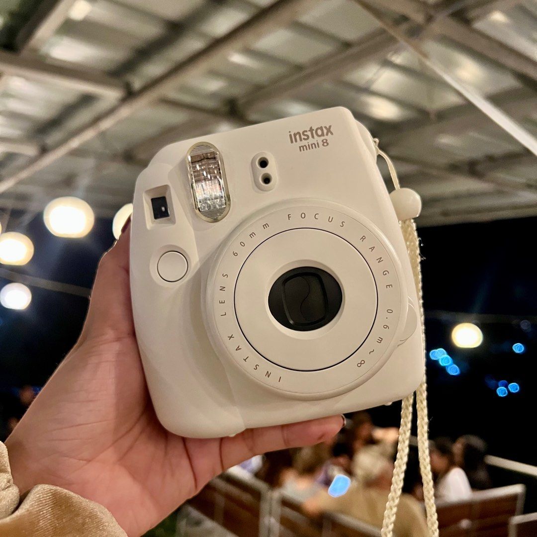 Instax Mini 8 (Category: Cameras) located in Makati City. Submitted by CameraHubPH (Listing ID 1367374223, Image 1). Description: Instax Mini 8 (White) - 99% smooth - No functional issue 📸 INCLUSIONS: - Unit - Alkaline Battery - Stickers for design - Film cartridge can be use as a frame - Leather case 🤍NO return, exchange, and refund policy. 🤍Please note that these cameras are secondhand units. While they have been carefully tested, it is impo