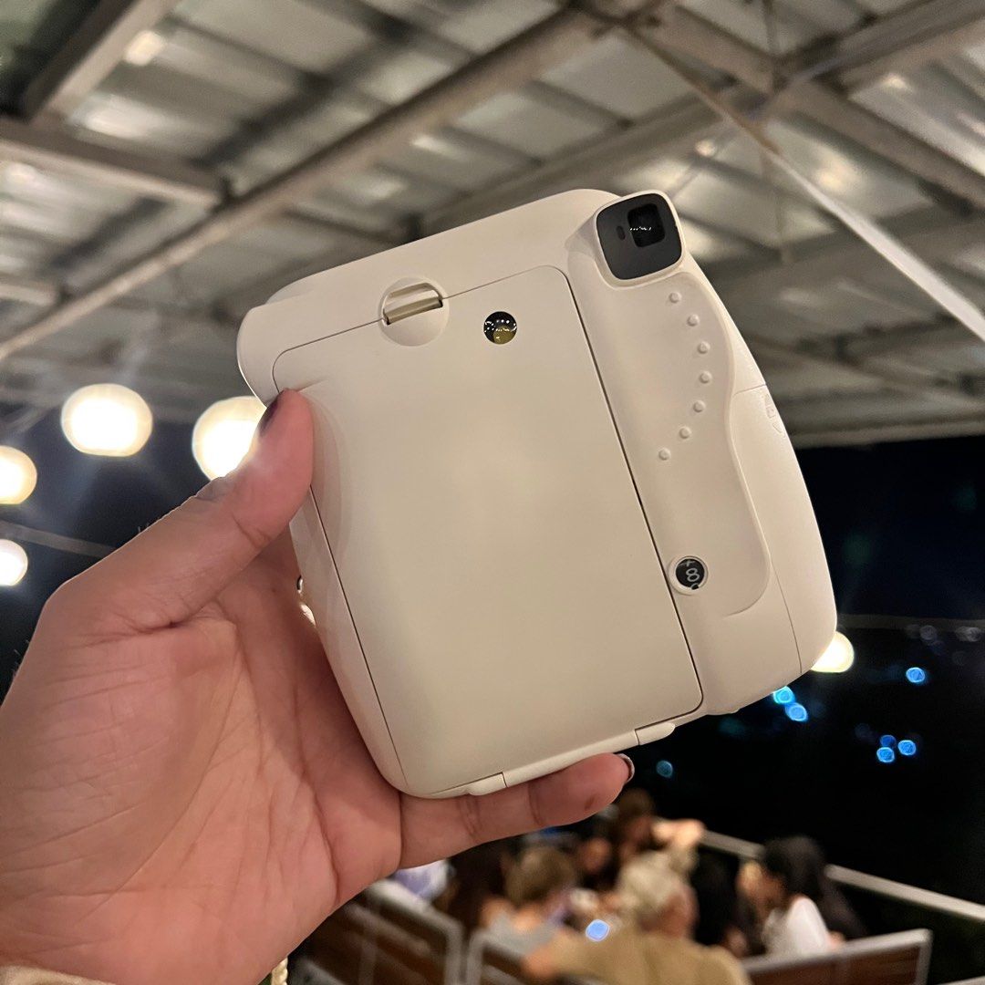 Instax Mini 8 (Category: Cameras) located in Makati City. Submitted by CameraHubPH (Listing ID 1367374223, Image 2). Description: Instax Mini 8 (White) - 99% smooth - No functional issue 📸 INCLUSIONS: - Unit - Alkaline Battery - Stickers for design - Film cartridge can be use as a frame - Leather case 🤍NO return, exchange, and refund policy. 🤍Please note that these cameras are secondhand units. While they have been carefully tested, it is impo