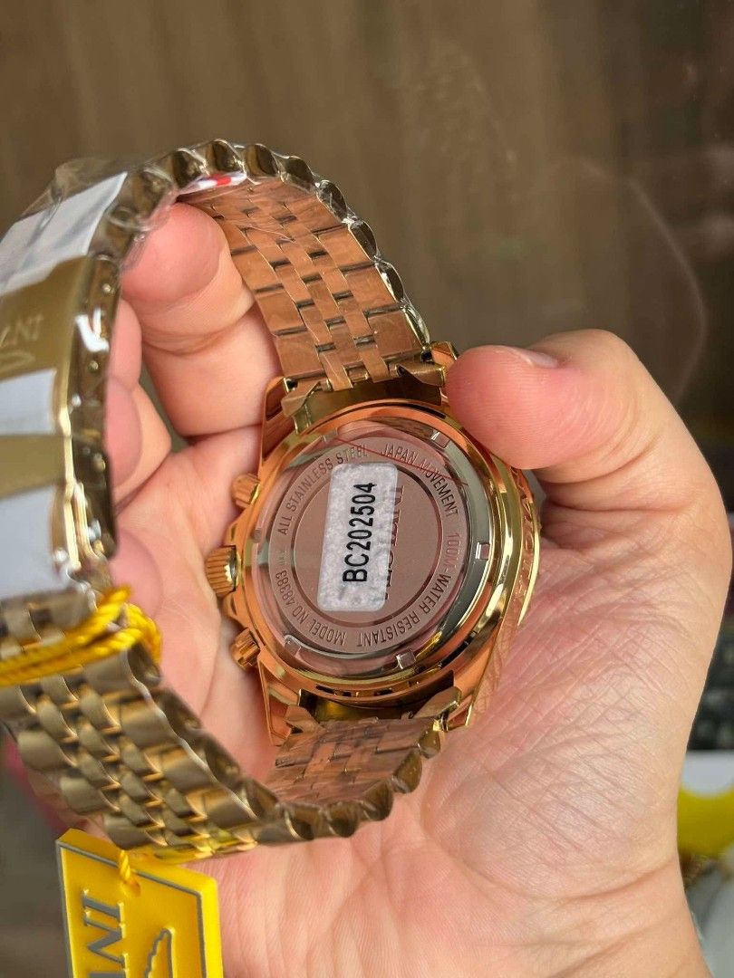 Invicta Pro Diver Titan Men's Watch (Category: Luxury Watches) located in Manila. Submitted by authenticbagswatchesco (Listing ID 1367369310, Image 3). Description: ₱6,200 plus sf Restock 3 pcs. Onhand Invicta Pro Diver Titan Men's Watch - 43 mm, Gold (48383) ₱6,200 plus sf 2 pcs up 6 k each Mall Price : 17- 18 K Mall price : 12- 15 k MONEY BACK IF PROVEN FAKE! ✅ 100% Original / U.S. grade ✅ complete inclusion: box, manual, paper bag money back x