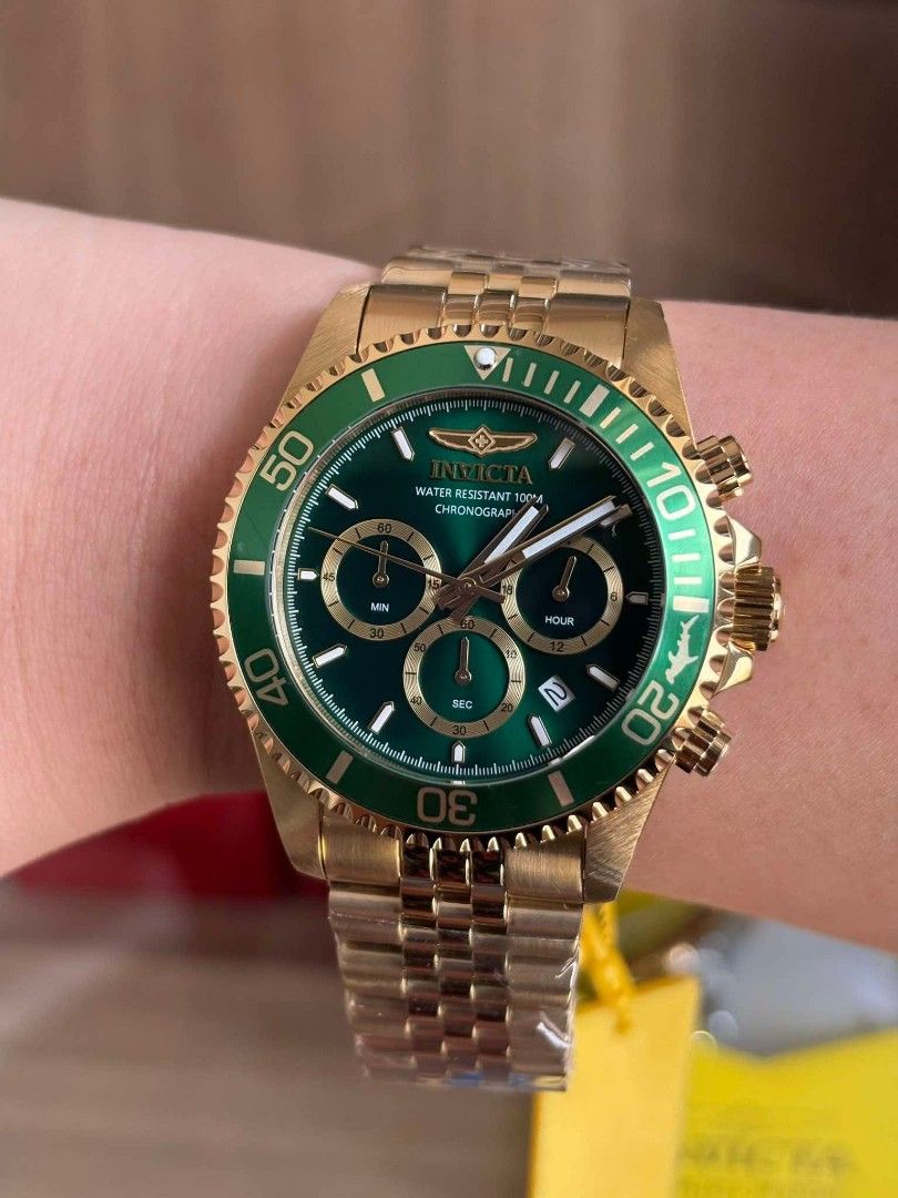 Invicta Pro Diver Titan Men's Watch (Category: Luxury Watches) located in Manila. Submitted by authenticbagswatchesco (Listing ID 1367369310, Image 1). Description: ₱6,200 plus sf Restock 3 pcs. Onhand Invicta Pro Diver Titan Men's Watch - 43 mm, Gold (48383) ₱6,200 plus sf 2 pcs up 6 k each Mall Price : 17- 18 K Mall price : 12- 15 k MONEY BACK IF PROVEN FAKE! ✅ 100% Original / U.S. grade ✅ complete inclusion: box, manual, paper bag money back x