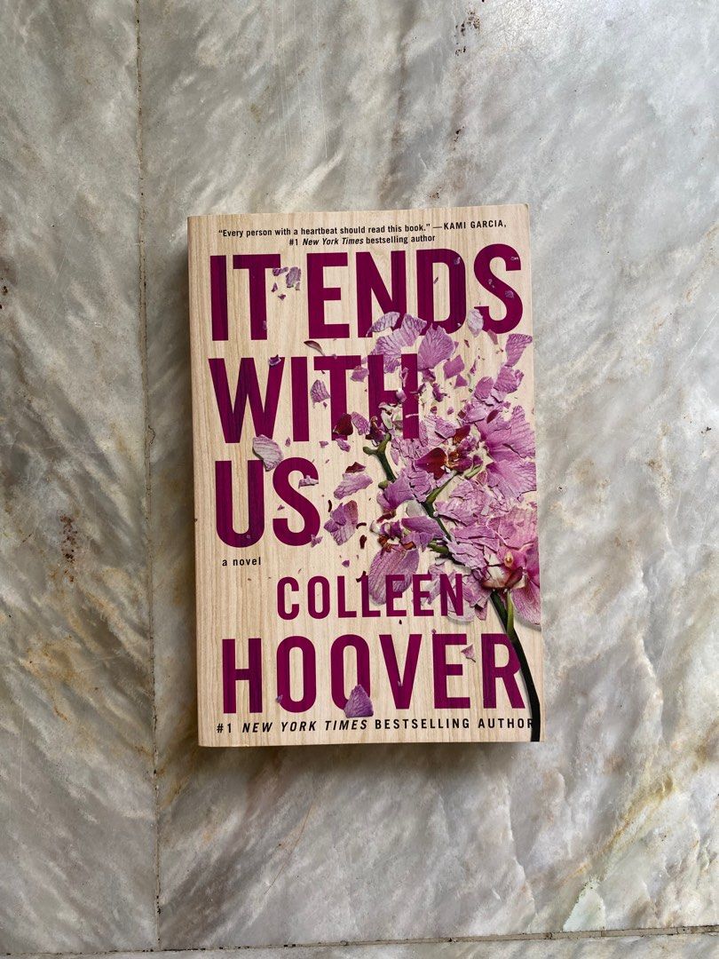 It Ends With Us by Colleen Hoover (Category: Storybooks) located in San Mateo. Submitted by aifoslvdr (Listing ID 1367317584, Image 1). Description: No damage, with minimal underlines Location: San Mateo, Rizal Mode of Payment: Gcash Mode of Delivery: J&T, Lalamove, Grab Express.