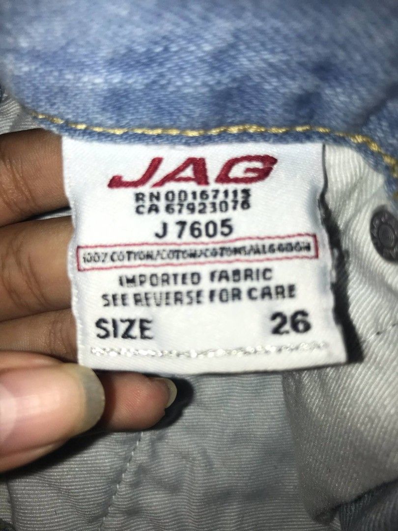 JAG light blue jorts (Category: Shorts) located in Davao. Submitted by vessoque (Listing ID 1367461891, Image 3). Description: JAG light blue jorts size 26.