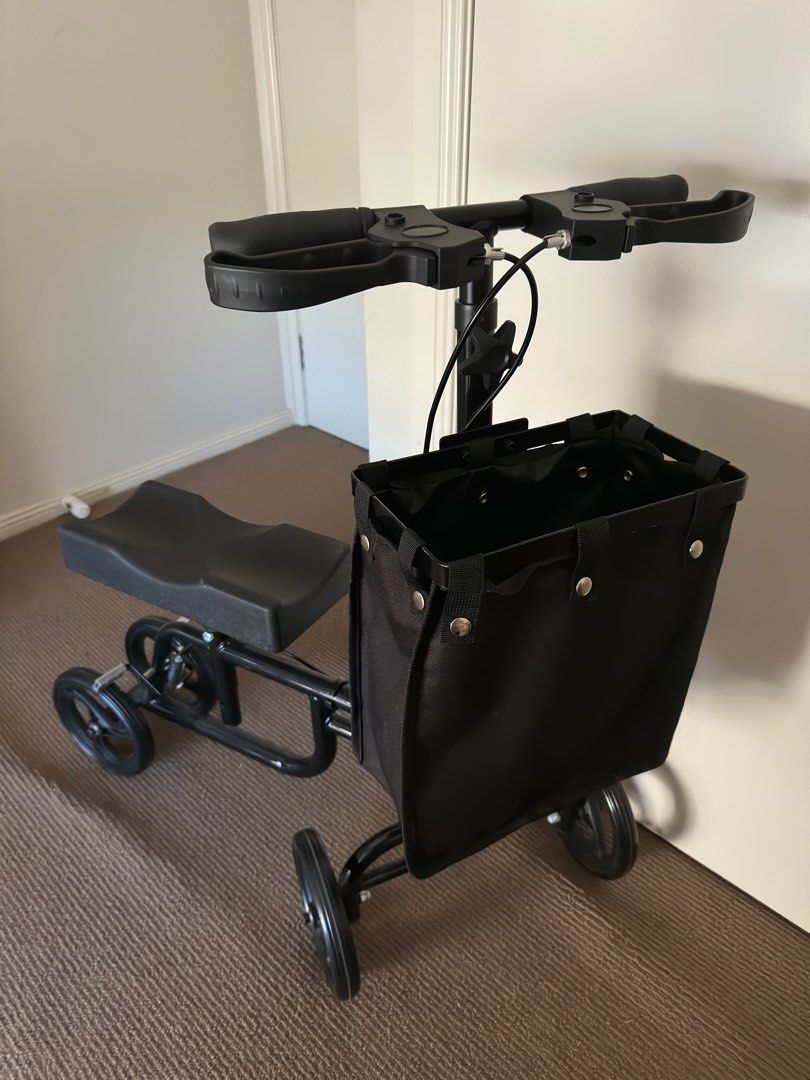 Knee scooter (Category: Others) located in Melbourne. Submitted by ktef8getau95415 (Listing ID 1367486652, Image 1). Description: Foldable Knee Scooter Walker, with Brakes and Large Basket. Mobility Aid Alternative to Crutches. .