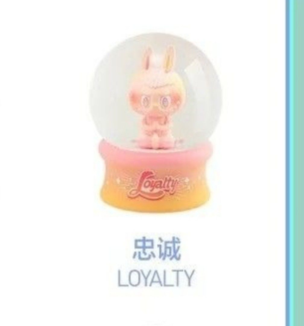 labubu 3.0 水晶球（忠誠）, 興趣及遊戲, 玩具& 遊戲類- Carousell