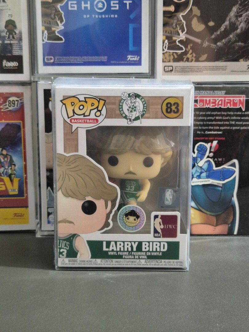 Larry Bird (Category: Vintage Collectibles) located in Las Pinas. Submitted by christian.cabarles (Listing ID 1367308109, Image 1). Description: For Sale Larry Bird # 83 P400 Location: City of Dasmariñas/ Las Piñas City MOP- Gcash MOD- lalamove or LBC.