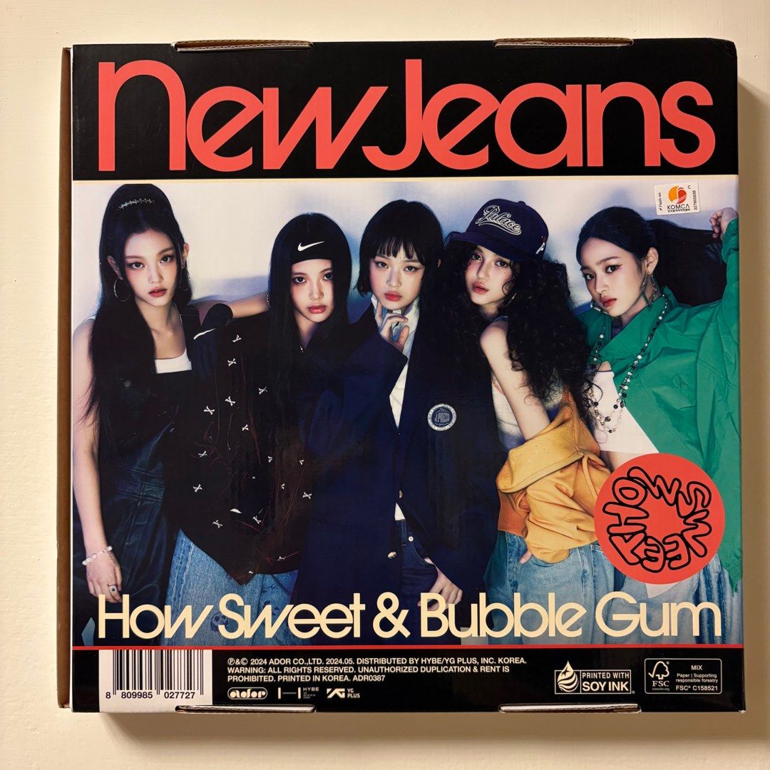 New Jeans/NJZ HOW SWEET團體版黑膠專輯, 書籍、休閒與玩具, 樂器