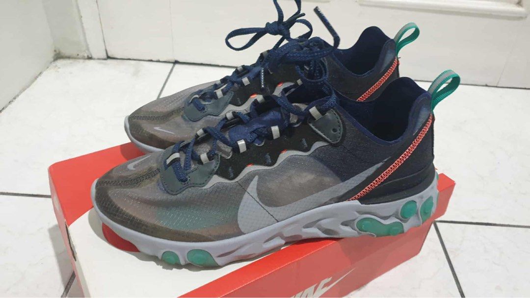 Nike React Element 87 (Category: Sneakers) located in Quezon City. Submitted by bykoko (Listing ID 1367471263, Image 3). Description: Nike React Element 87 Super light Like new - used once and excellent condition Rfs wrong size Size 8.5 US Shipping c/o buyer Location QC diliman .