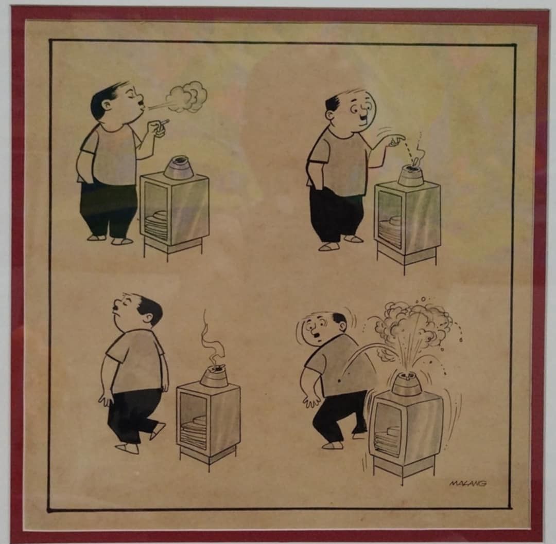 original artwork comics strip malang (Category: Art & Prints) located in Quezon City. Submitted by heartjunkyard (Listing ID 1367408736, Image 1). Description: with provenance and frame.