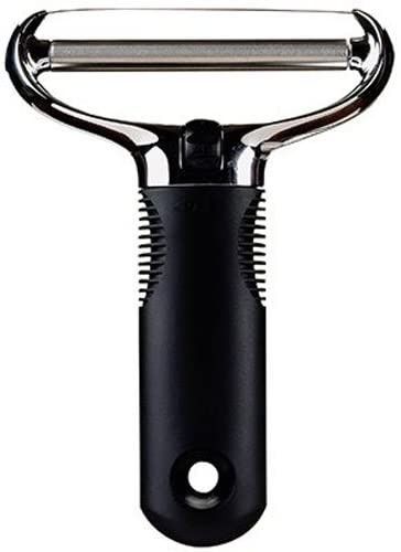 OXO Cheese Slicer with Replaceable Wires (Category: Knives & Chopping Boards) located in Makati City. Submitted by savedeal (Listing ID 1367366038, Image 2). Description: Tension wheel lets you tighten wire when loose Easy wire replacement with two additional stainless steel wires included Cuts thick or thin cheese slices Sturdy, die-cast zinc construction Soft, comfortable handle.
