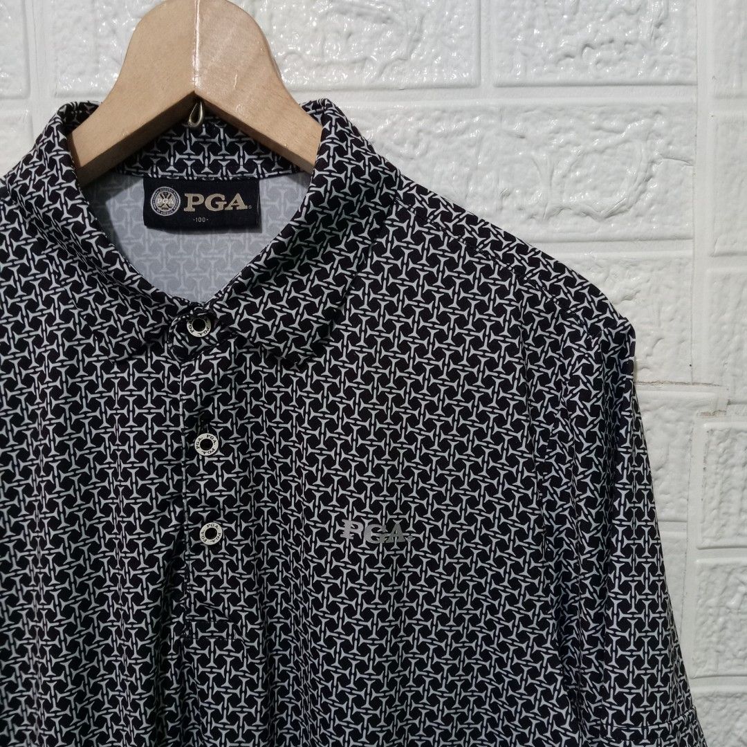 PGA TOUR GOLF POLO SHIRT (Category: Golf) located in Polomolok. Submitted by instajunk.ph (Listing ID 1367481875, Image 2). Description: PGA golf polo shirt Rare monogram design Size 100 on tag 21X28 GOOD AS NEW NO FLAWS PERFECT FOR ANY GOLF OR CASUAL ACTIVITY ✅QUICK DRY ✅BREATHABLE AND STREACHABLE FABRIC ✅ALL OVER PRINT 699PHP+SF SLIGHTLY NEGOTIABLE FOR SURE TAKERS.