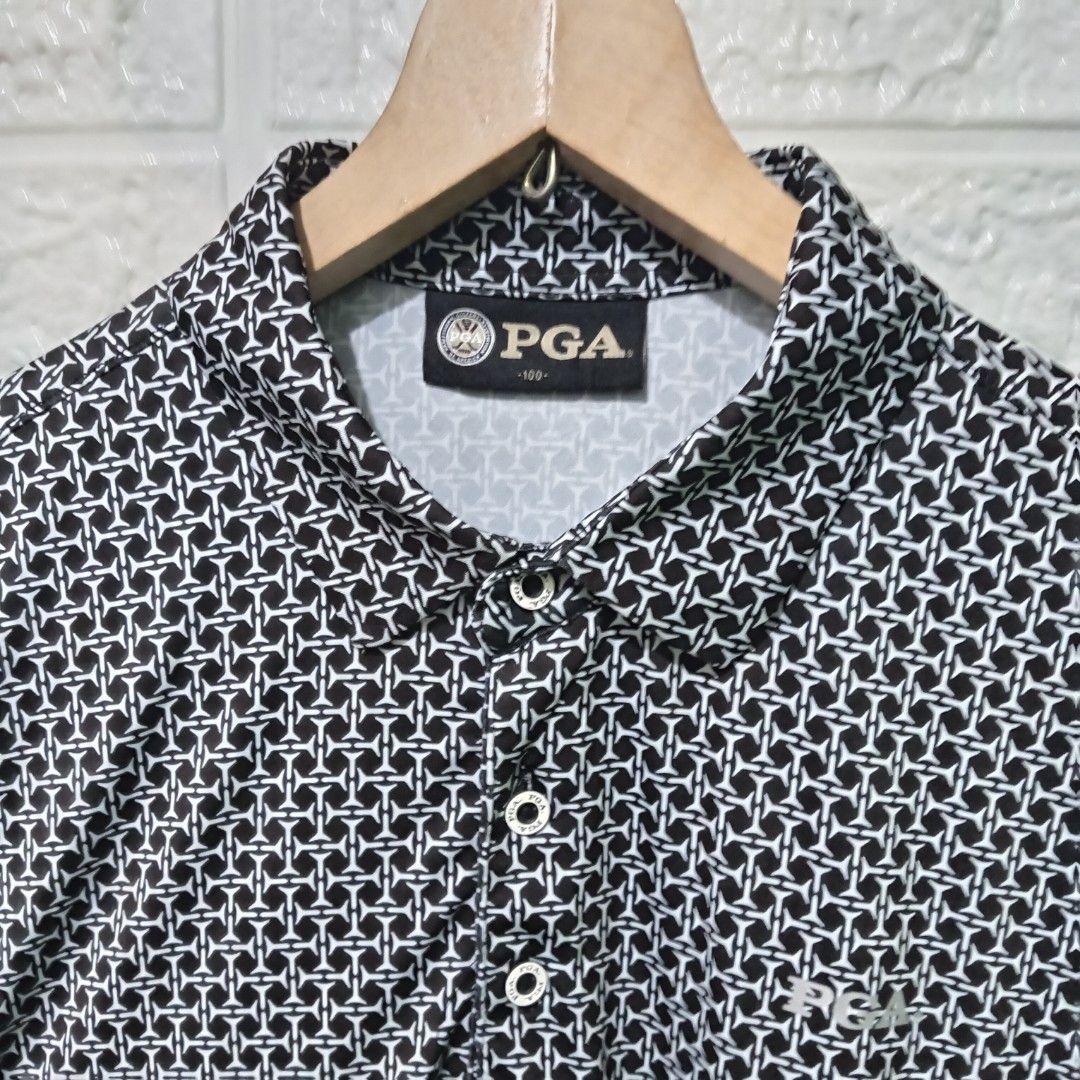 PGA TOUR GOLF POLO SHIRT (Category: Golf) located in Polomolok. Submitted by instajunk.ph (Listing ID 1367481875, Image 3). Description: PGA golf polo shirt Rare monogram design Size 100 on tag 21X28 GOOD AS NEW NO FLAWS PERFECT FOR ANY GOLF OR CASUAL ACTIVITY ✅QUICK DRY ✅BREATHABLE AND STREACHABLE FABRIC ✅ALL OVER PRINT 699PHP+SF SLIGHTLY NEGOTIABLE FOR SURE TAKERS.