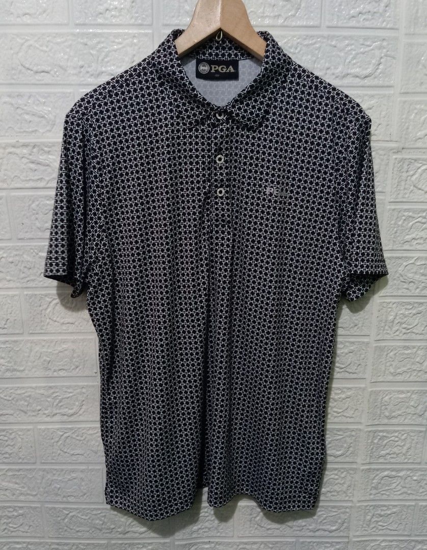 PGA TOUR GOLF POLO SHIRT (Category: Golf) located in Polomolok. Submitted by instajunk.ph (Listing ID 1367481875, Image 1). Description: PGA golf polo shirt Rare monogram design Size 100 on tag 21X28 GOOD AS NEW NO FLAWS PERFECT FOR ANY GOLF OR CASUAL ACTIVITY ✅QUICK DRY ✅BREATHABLE AND STREACHABLE FABRIC ✅ALL OVER PRINT 699PHP+SF SLIGHTLY NEGOTIABLE FOR SURE TAKERS.