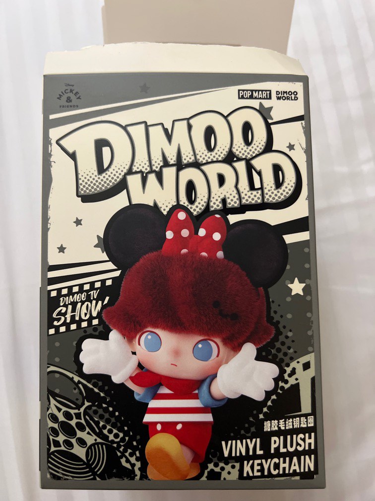 popmart dimoo world 迪士尼 minnie 米妮, 興趣及遊戲, 玩具 & 遊戲類 - Carousell