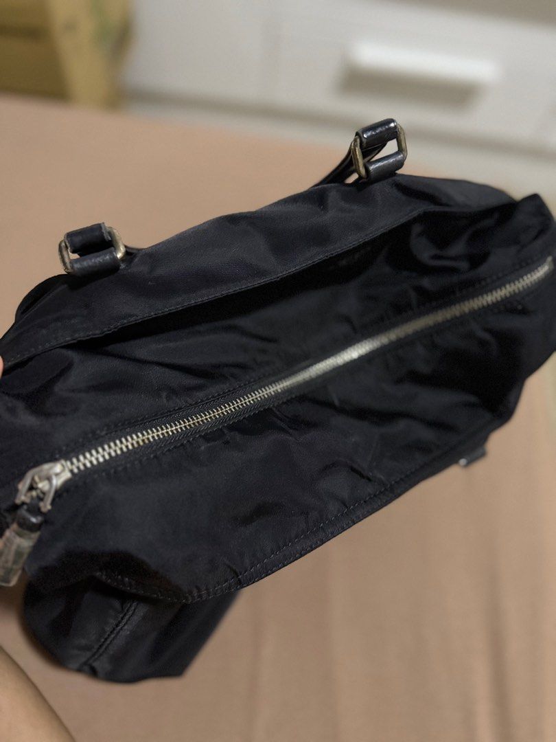 PRADA Black Tessuto Satchel (Authentic Preloved) (Category: Shoulder Bags) located in Quezon City. Submitted by jerupreloveditems (Listing ID 1367316478, Image 3). Description: .