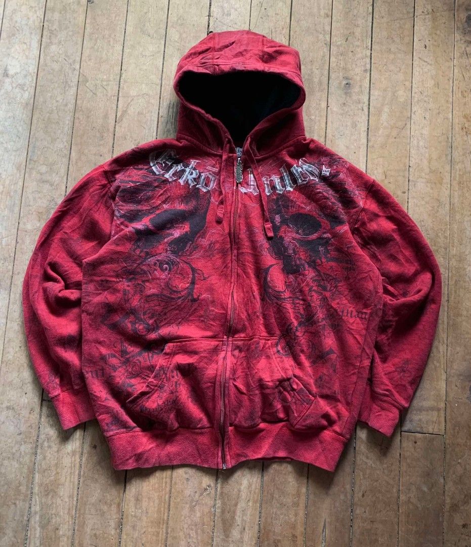 RARE ECKO UNLTD MMA HOODIE (Category: Hoodies) located in Baguio. Submitted by acexzzz (Listing ID 1367476095, Image 1). Description: Wts my Rare and Hard to find Ecko Untld Mma Zip Up Hoodie🩸🩸 -Never seen in any market before. -hard and heavy quality material, no issues at all possibly deadstock condition. Dimensions: W-25" L-28" Large on tag(perfect boxy fit) DO NOTE: - please manage your expectations because the item might be thrifted or use