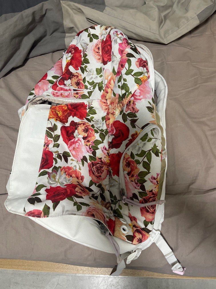 nike elite floral backpack