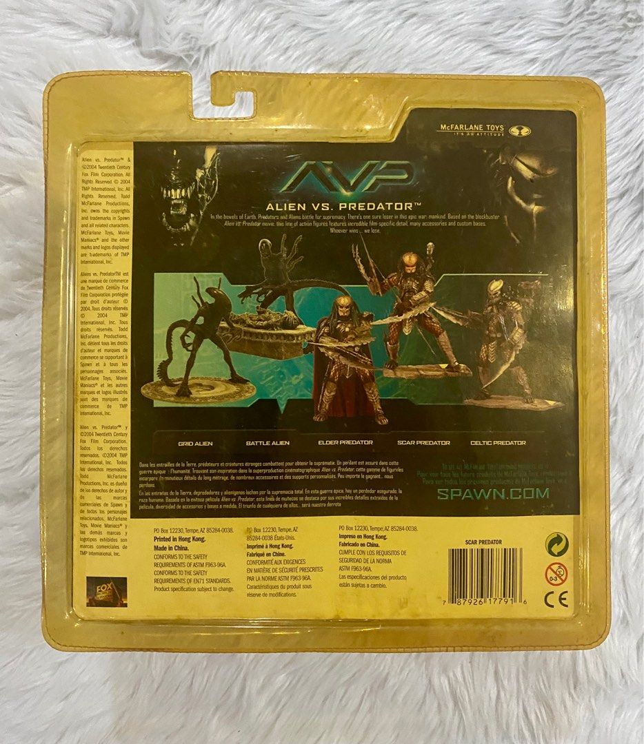 SCAR PREDATOR - ALIEN VS. PREDATOR (SPAWN. COM) (Category: Figurines & Statues) located in Cavite. Submitted by cleanupsale20 (Listing ID 1367345229, Image 2). Description: .