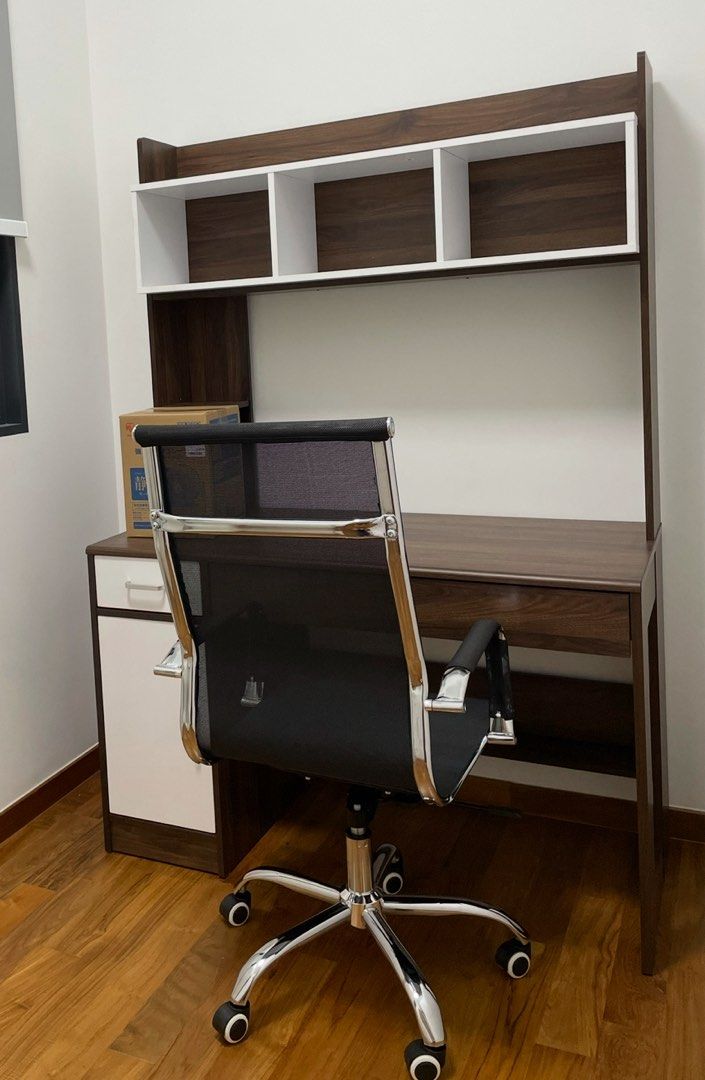 Study Table with Chair (reserved), Furniture & Home Living, Furniture ...