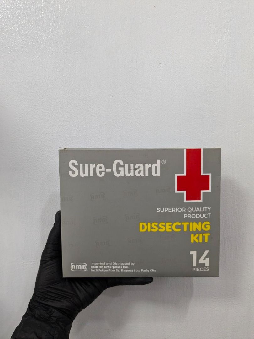 SURE-GUARD DISSECTING KIT 14 PCS (Category: Medical Supplies & Tools) located in Quezon City. Submitted by marketings84097 (Listing ID 1367298711, Image 1). Description: .
