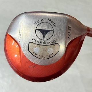 TAYLORMADE FireSole Golf Driver 10.5 degrees Bubble Shaft R-80 from Japan - PreOwned