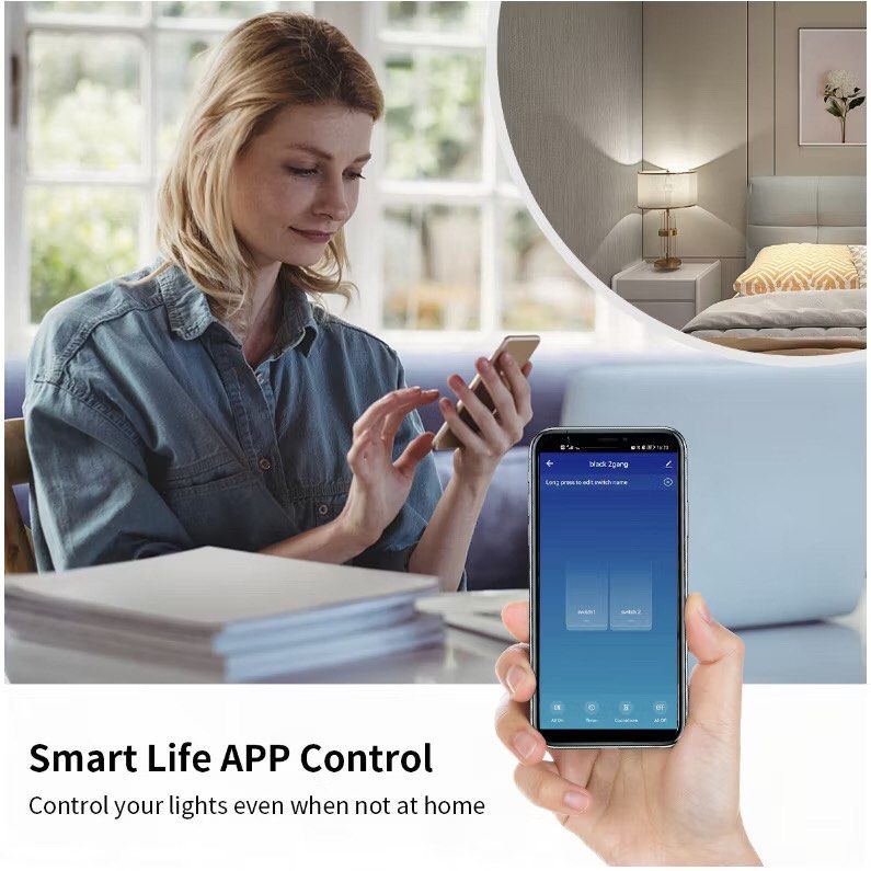 Tuya Smart Life Light Switch WiFi Touch Sensor Switch App Remote Control No Neutral Wire 110V 220V (Category: Home Improvement Tools & Accessories) located in Rizal. Submitted by beautifuldreamer14 (Listing ID 1367378051, Image 3). Description: ￼Tuya Smart Life Light Switch WiFi Touch Sensor Switch App Remote Control No Neutral Wire 110V 220V 2 GANG - 300 each original price nyan nasa 400+ 3 GANG - 350 each original price nyan ay nasa 500+ ONHAND