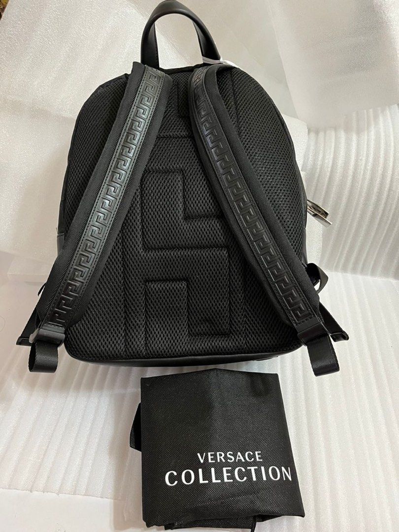 Versace Backpack Big Logo Complimentary Gifts Authentic Brand New ...