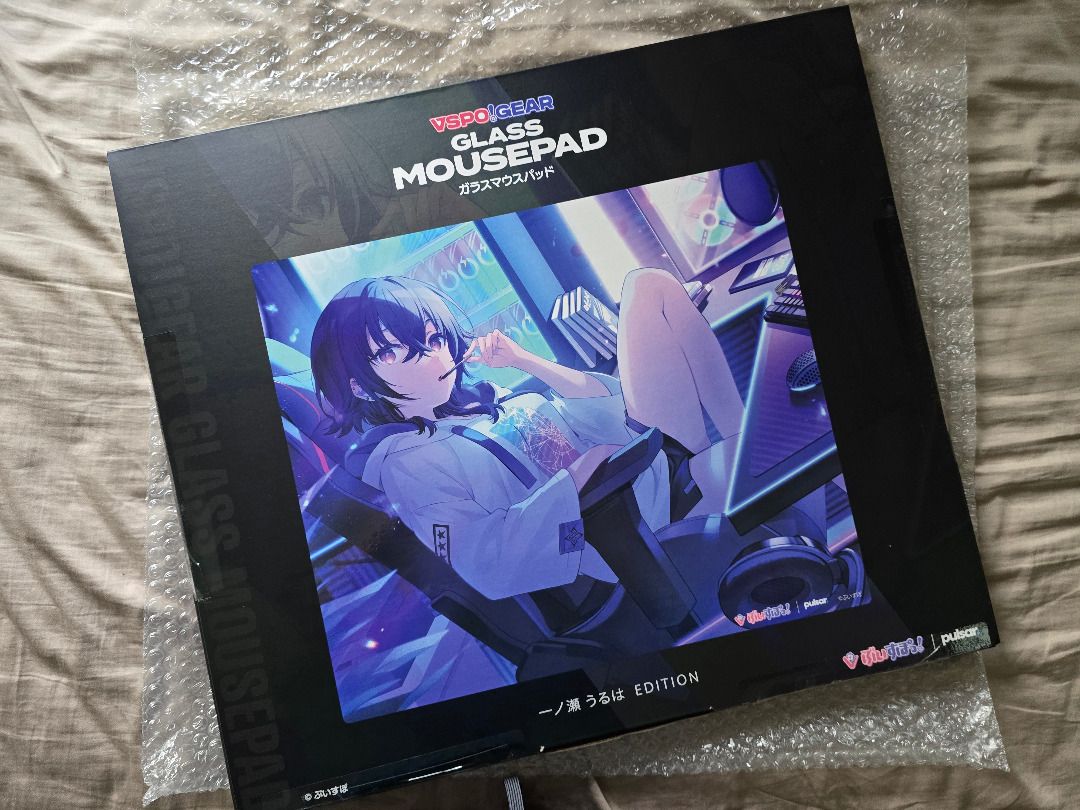 VSPO! GEAR GLASS MOUSEPAD 一ノ瀬うるは EDITION 一ノ瀬うるは - VSPO! GEAR