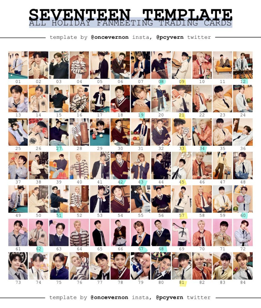 WTT/WTS Seventeen Holiday Japan Trading Card DK,Joshua,Jun,The8