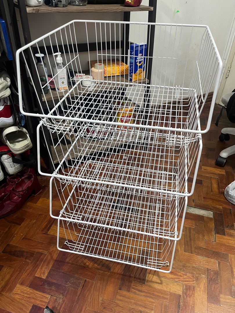 4 stack metal rack, Furniture & Home Living, Furniture, Shelves ...