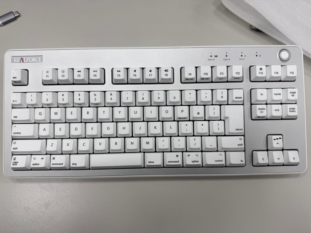 日本REALFORCE R3 KEYBOARD Mac 專用鍵盤英語配列日本製, 電腦及科技